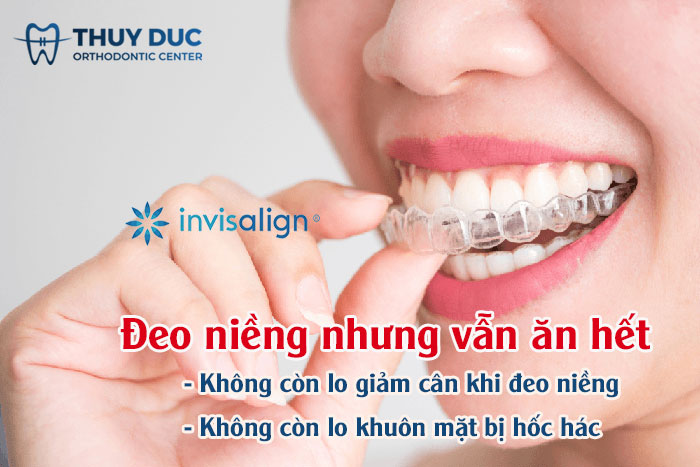Ăn cả thế giới với niềng răng trong suốt Invisalign 1 Ăn cả thế giới với niềng răng trong suốt Invisalign 1