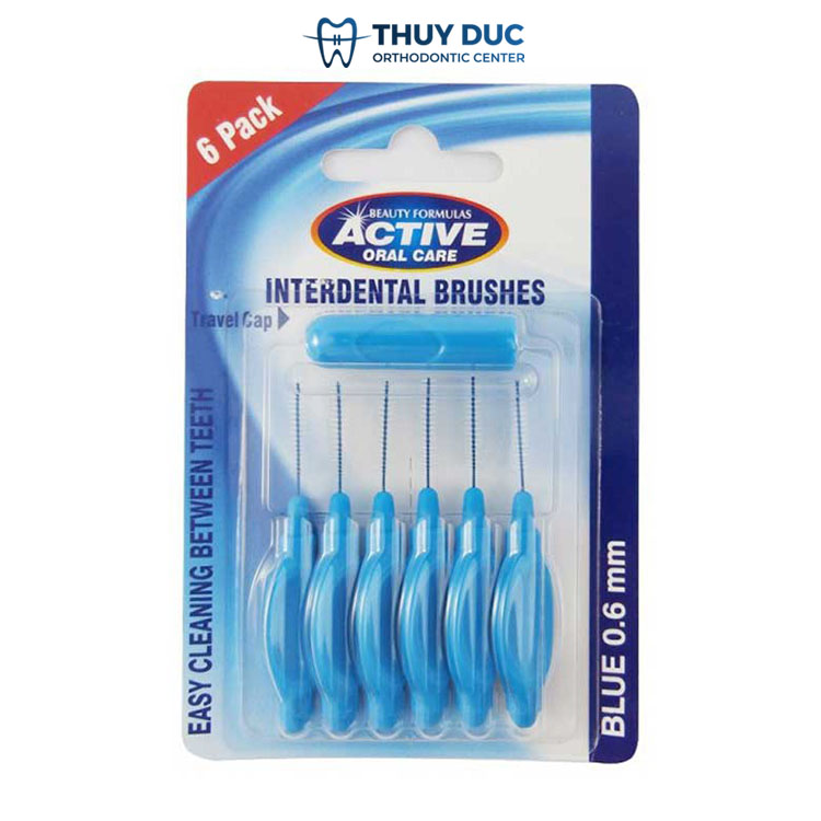 7. Bàn chải kẽ niềng răng Beauty Formulas Active 1