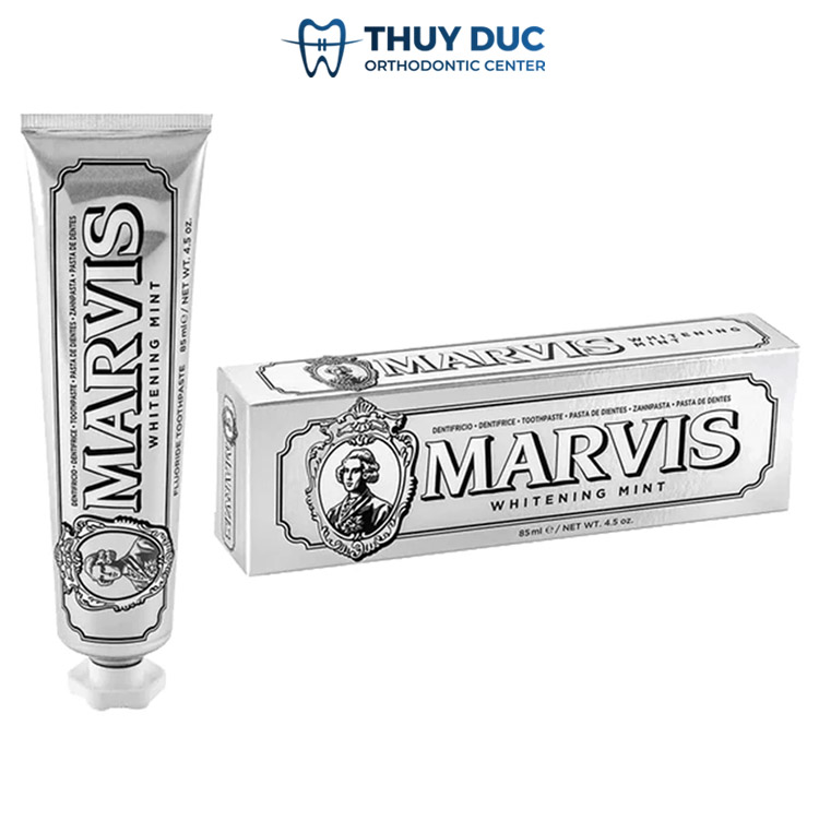Kem đánh răng Marvis Whitening Mint Toothpaste 1 Kem đánh răng Marvis Whitening Mint Toothpaste 1