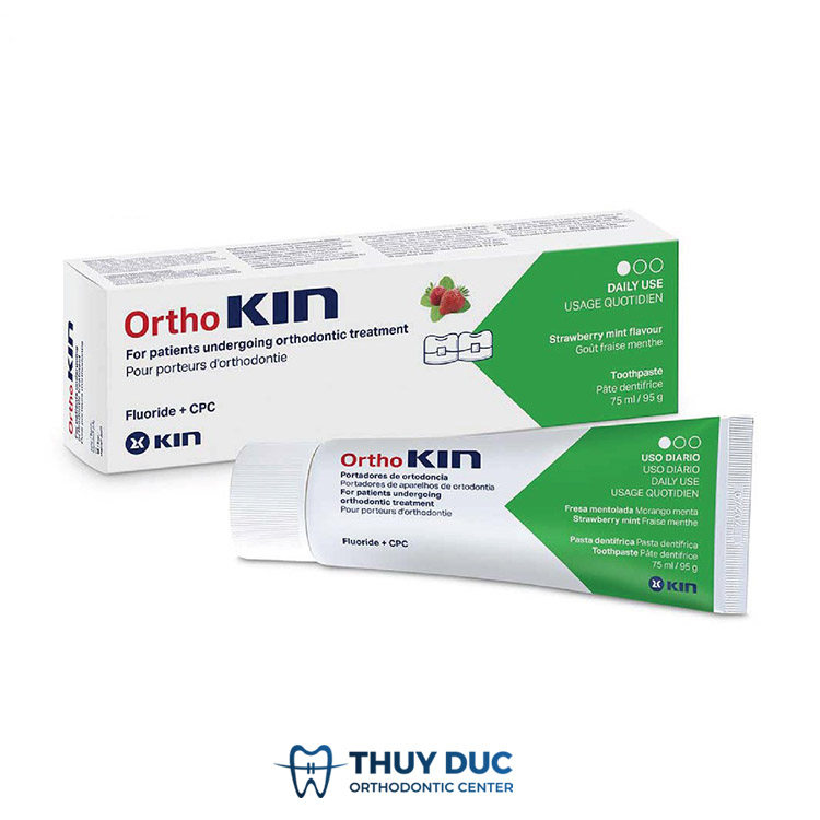 Kem đánh răng Ortho Kin 1 Kem đánh răng Ortho Kin 1