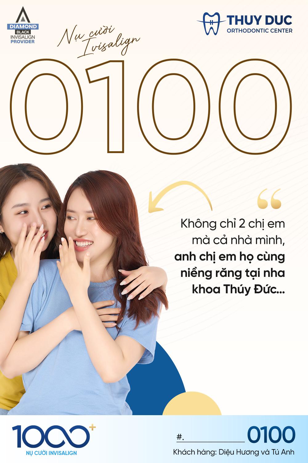 Tú Anh & Diệu Hương - Nụ cười Invisalign #100: 