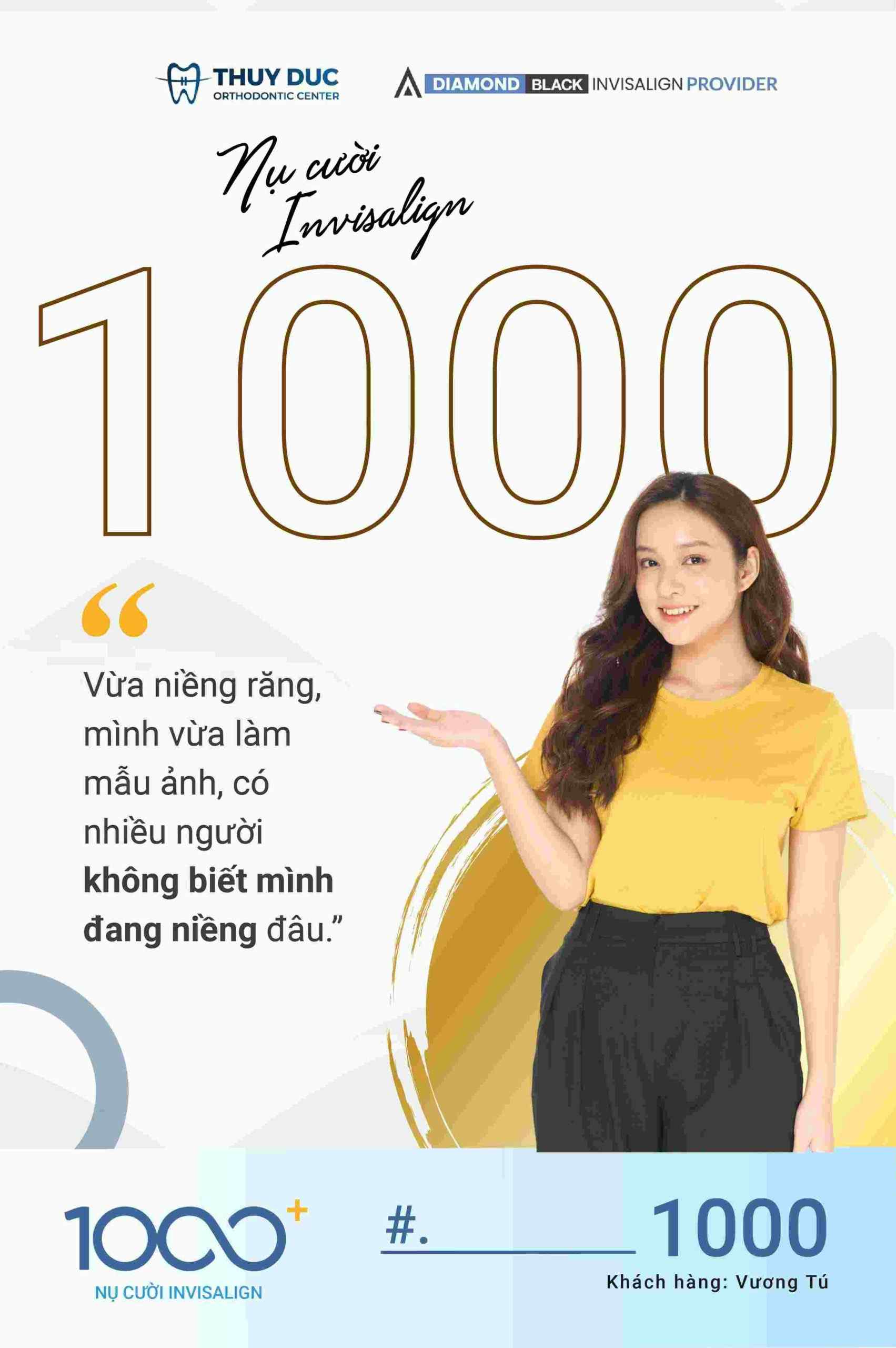 VƯƠNG TÚ - NỤ CƯỜI INVISALIGN THỨ 1000 1